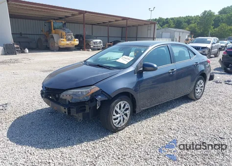 2017 Toyota Corolla Le from USA, damaged, VIN 5YFBURHE5HP735284